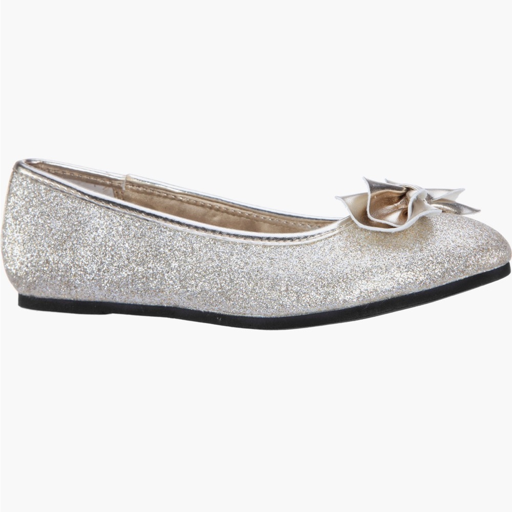 Nina Safaa Gold Glitter Ballet Flat